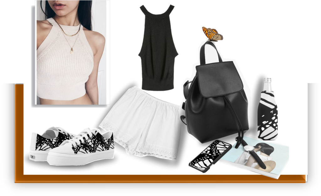 Black,white&neutrals minimal look
