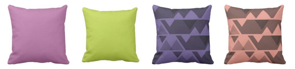 Colorful Pillows by KBMDesigns available at Zazzle