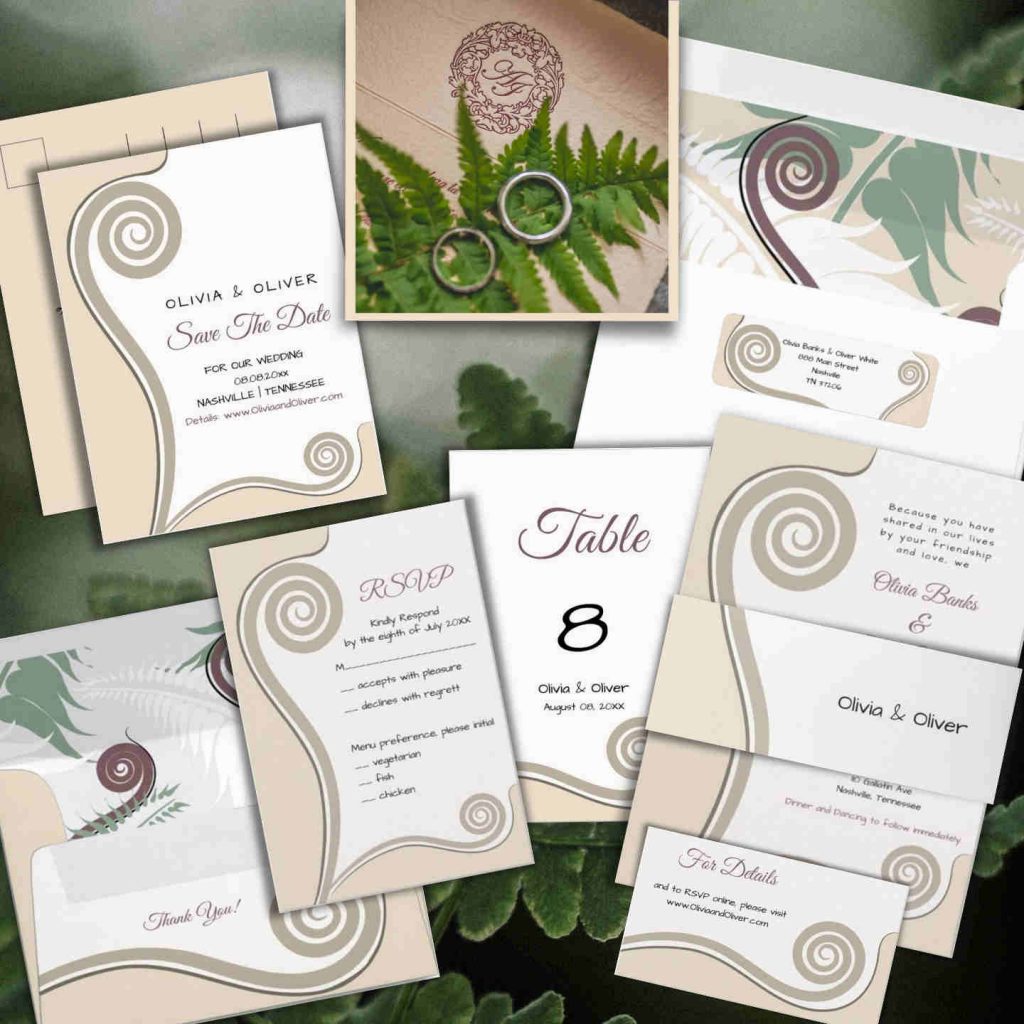 Nature Wedding Invitation