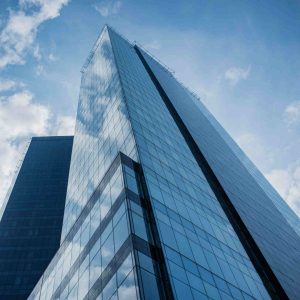 Glass-clad Buildings That Mirror The Changing Blues of The Sky
