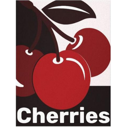 Red Cherry Decor, Fruit Wall Art For Kitchen Wall Decor • KBM