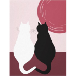Red Cat Wall Decor For Kitchen