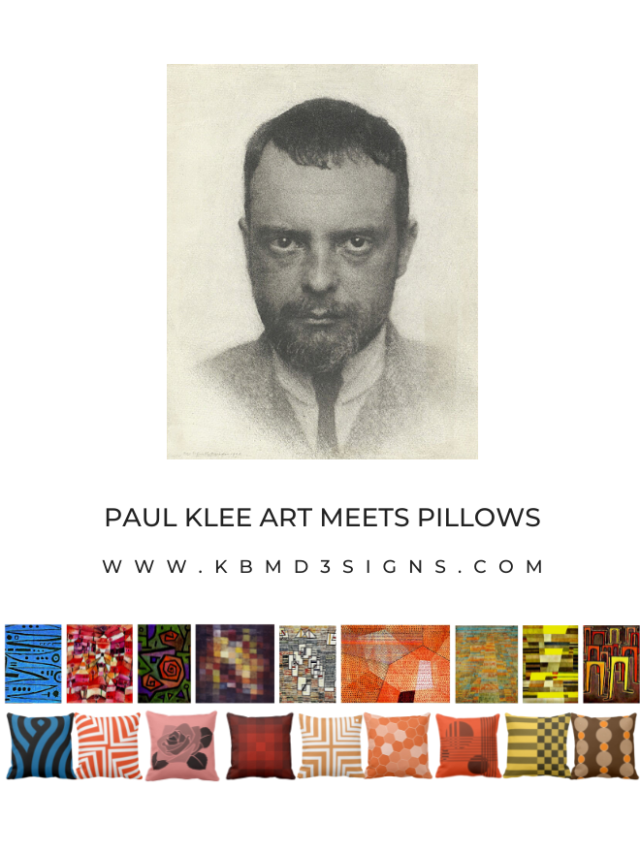 Paul Klee Art Meets Pillows