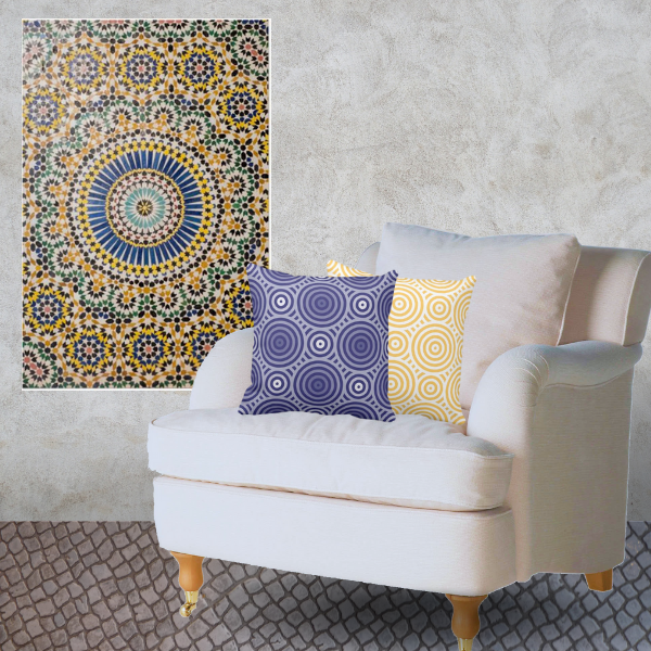 Kasbah of Telouet, Zelij Moroccan Tile Work