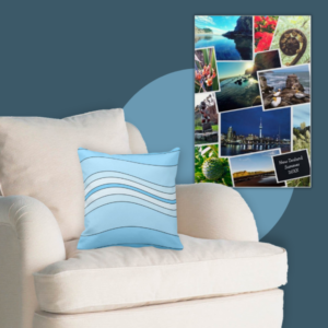 New Zealand custom photo collage wall decor for living room