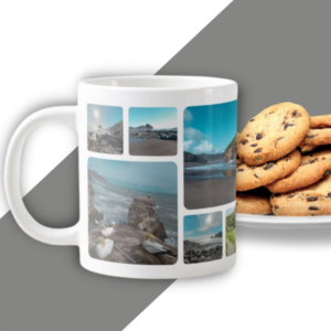 Custom New Zealand Instagram images collage giant mug