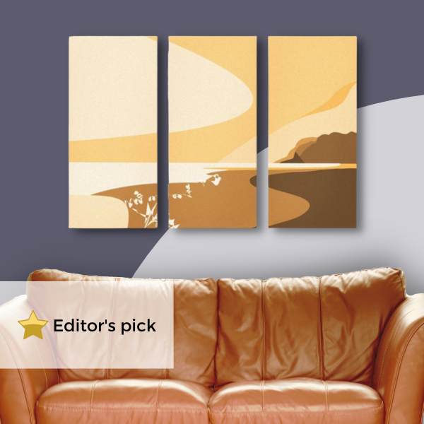 Editor's Pick at Zazzle.com - Orange sunset seascape wall decor