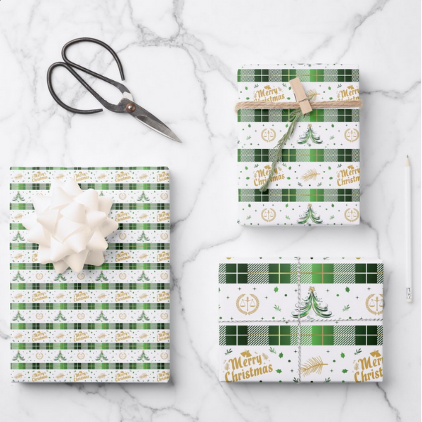Custom Christmas Wrapping Paper, Christmas Cards, and Supplies • KBM