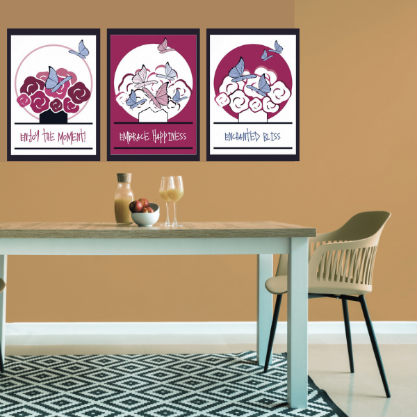 Pink and White Color Palette Applied in Home Decor • KBM D3signs