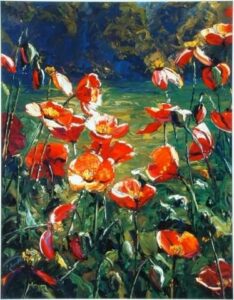 Wild Poppies by Richard Ponder,