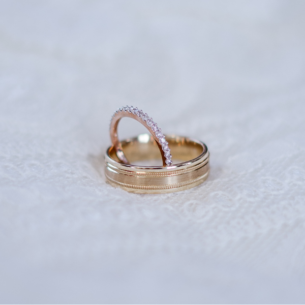 Western Wedding Ceremony Symbol, Two Wedding Bands