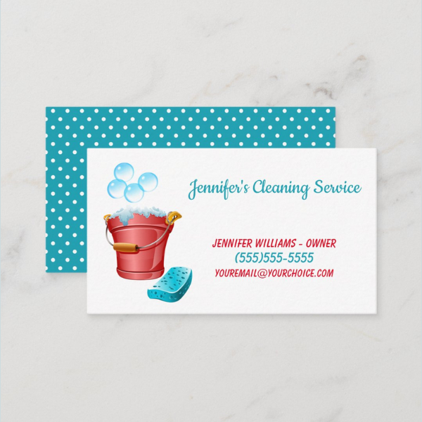 Cleaning Service Business Card & Marketing Collateral • KBM D3signs