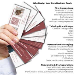 Why design your own business cards?