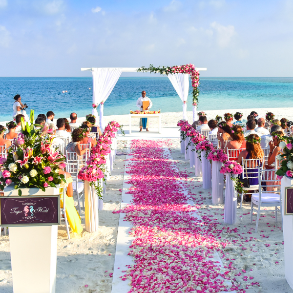 Magical Wedding Reception at the Beach