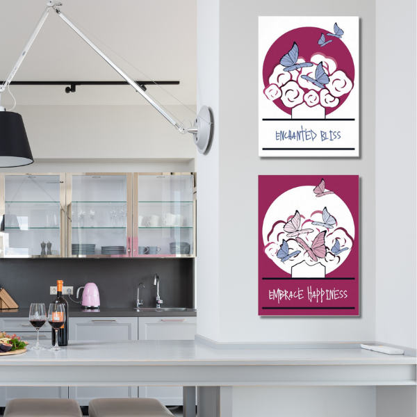 Motivational Pink and White Poster