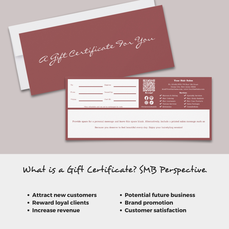 What is a Gift Certificate?SMB Perspective.