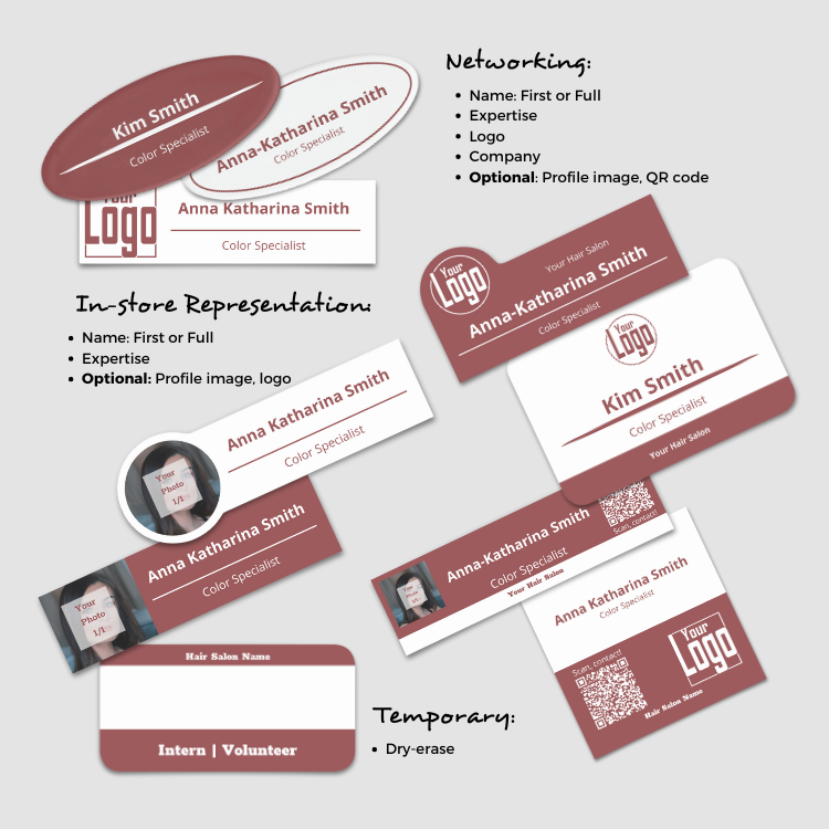 Name Tags to Support Customer Experience, Networking or Temporary Staff