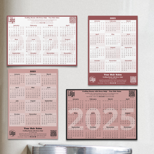 2025 custom calendar magnets, adaptable to any profession