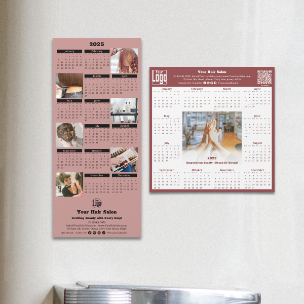 Visual Storytelling: Custom Fridge Calendar Magnet