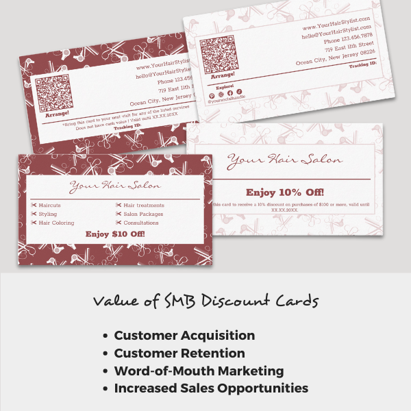 Value of SMB Discount Cards, Customer Acquisition, Customer Retention, Word-of-Mouth Marketing, Increased Sales Opportunities