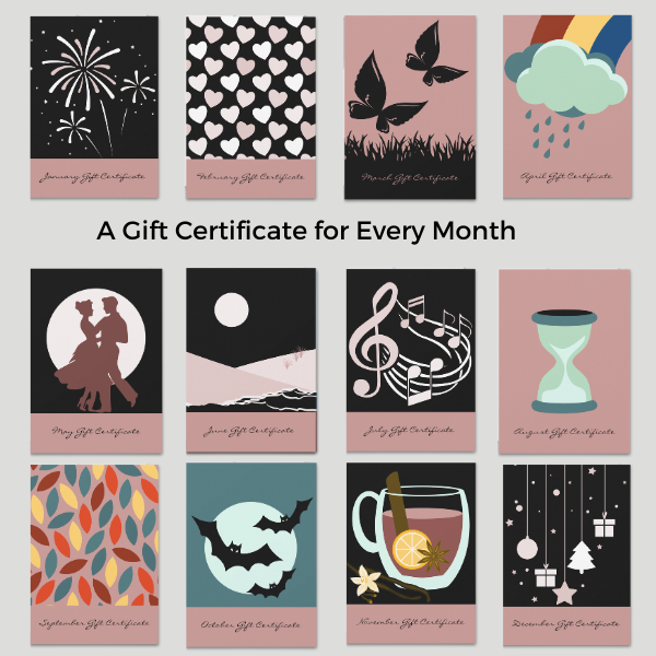 Hair Salon Year of Gift Certificates