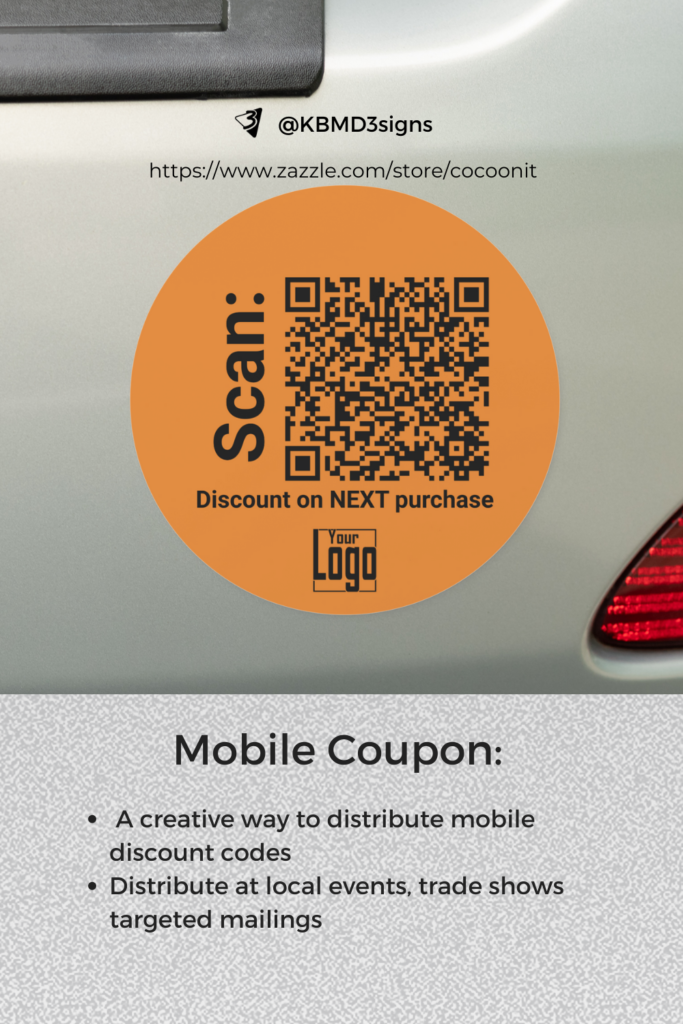 Mobile Coupon - Car Magnet