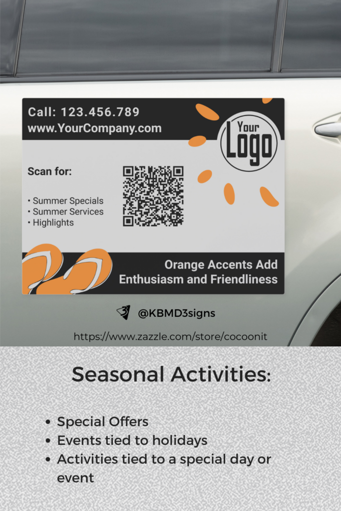 Promotion around Seasonal Activities - Car Magnets