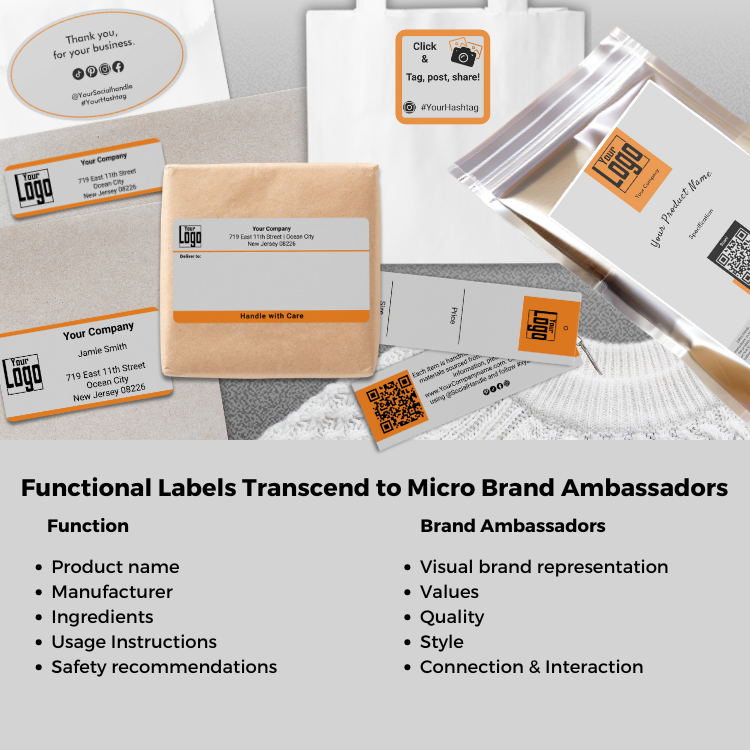 Functional Labels Transcend to Micro Brand Ambassadors