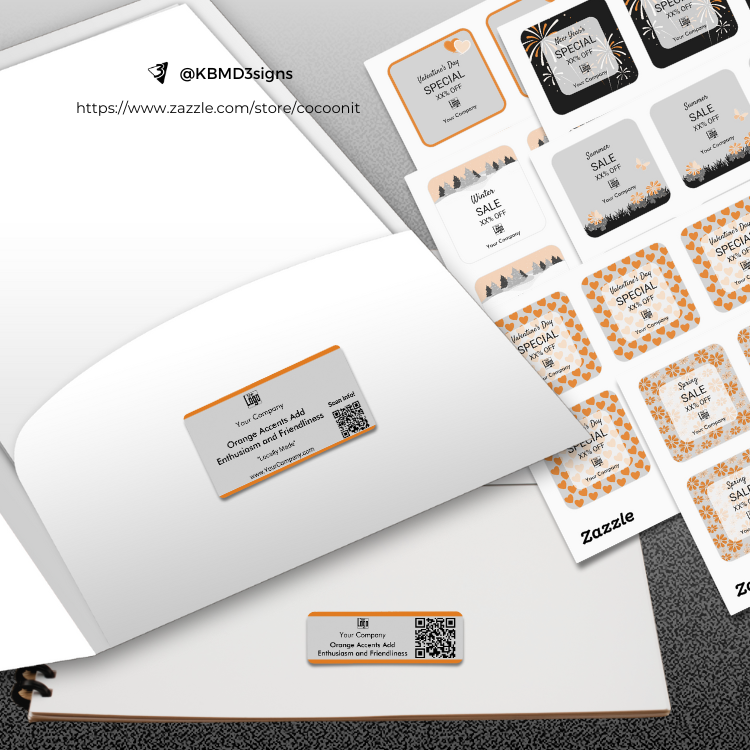 Marketing Collateral Label Template