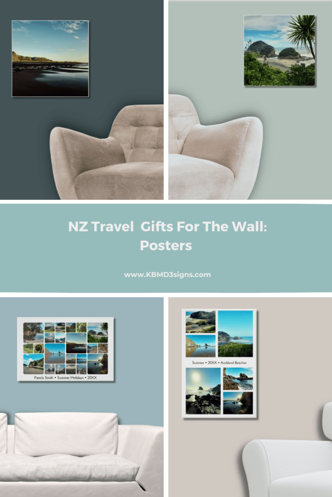 New Zealand Travel Custom Photo Gift Idea: Poster, Single image or Collage