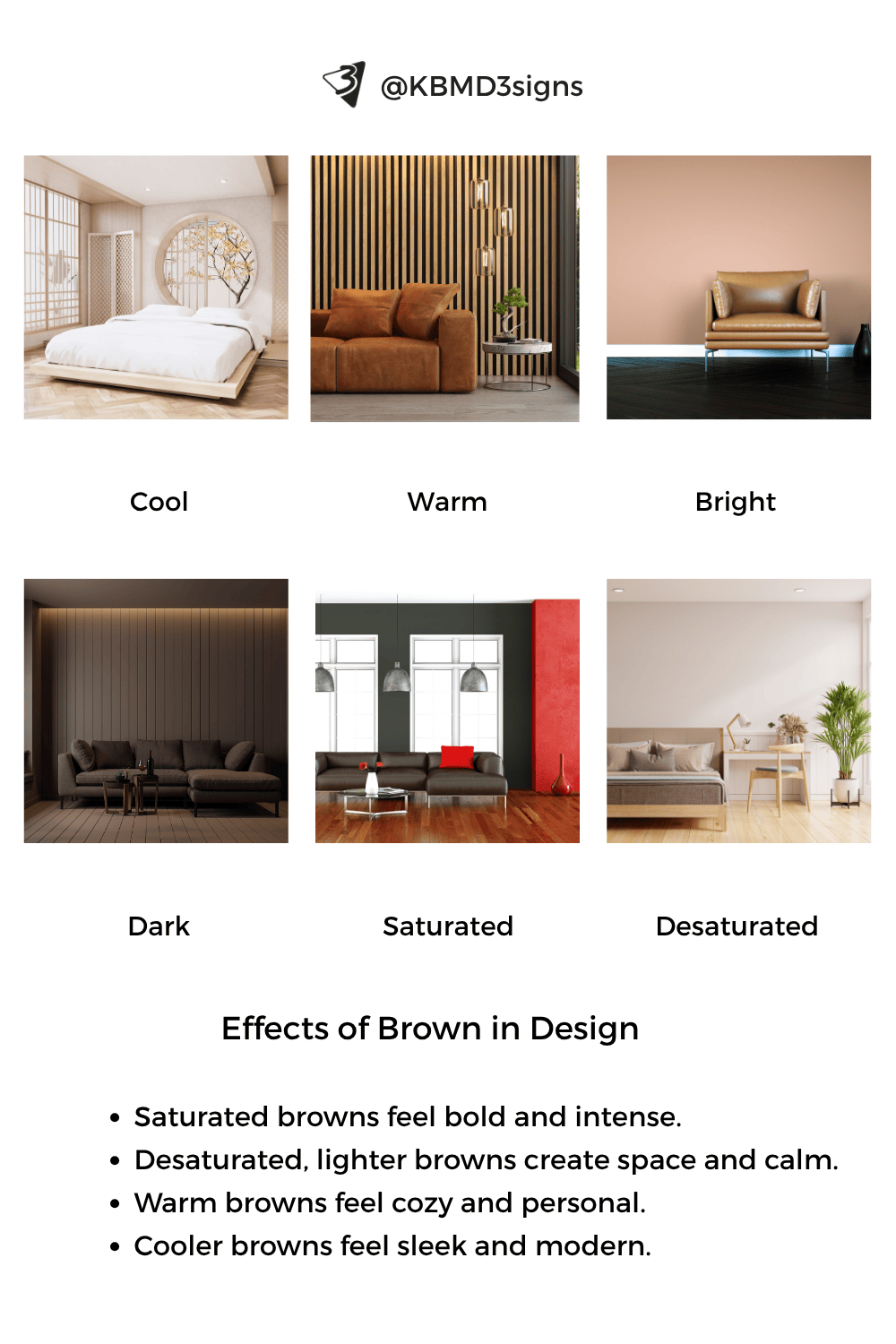 Effects of Brown in Design