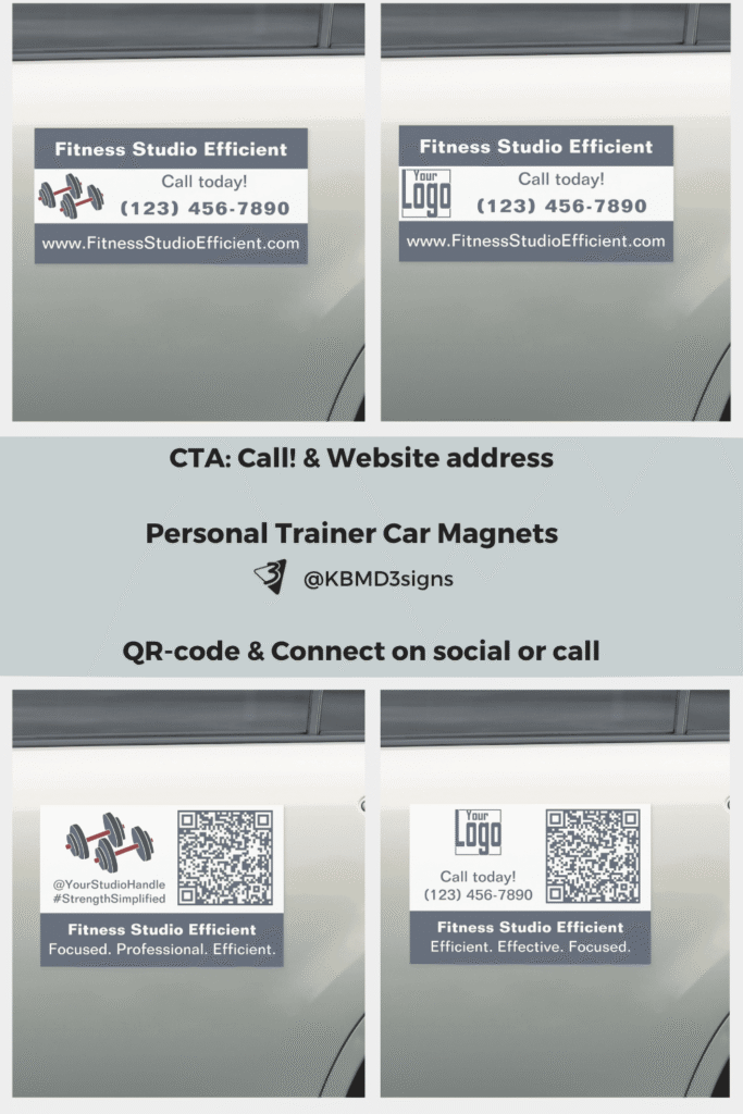 Personal Trainer Car Magnets